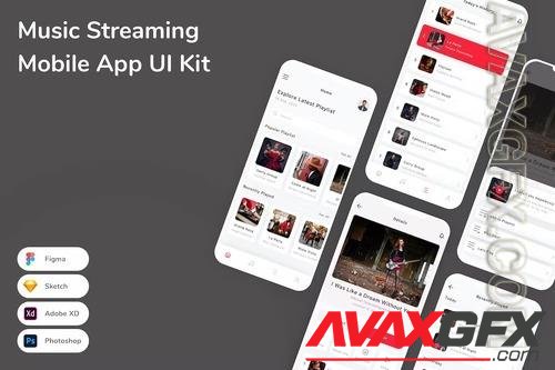 Music Streaming Mobile App UI Kit FNPECW3