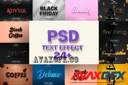 3D Text Effect Style Bundle - 27 Premium Graphics
