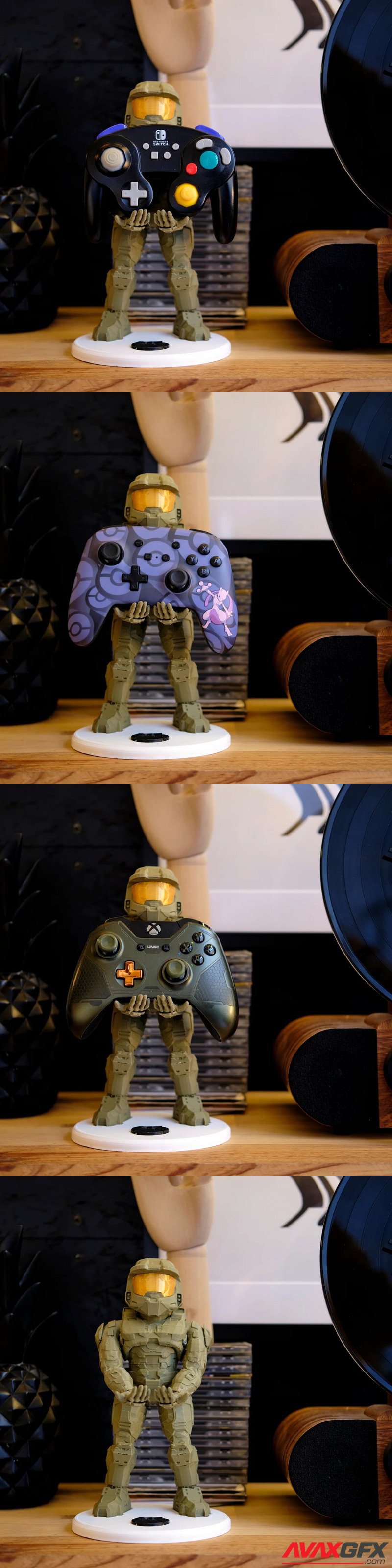 Master Chief SmartPhone Controller Holder - 3D Print Model