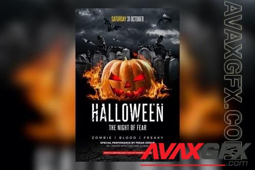 Halloween Flyer Z74HBAW