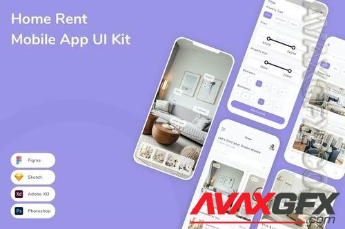 Home Rent Mobile App UI Kit TRJFHKK