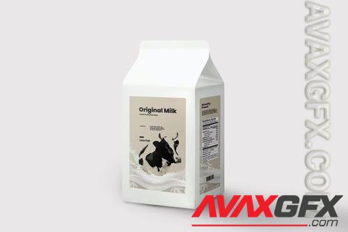 Fresh Milk Box Packaging Mockup BQ5294D
