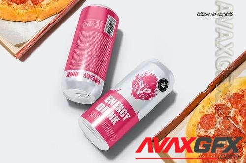 Energy Drink Mockup 654NL8P