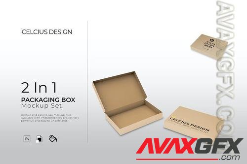 Papper Box Packaging Mockup 64FE7UY