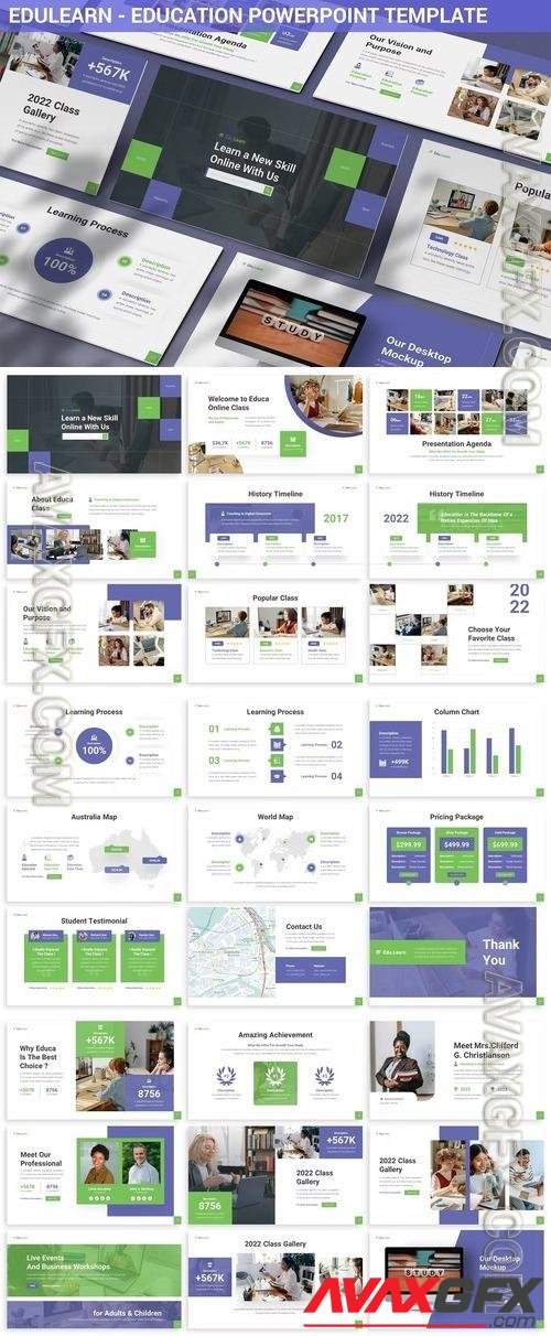 Edulearn - Education Powerpoint Template