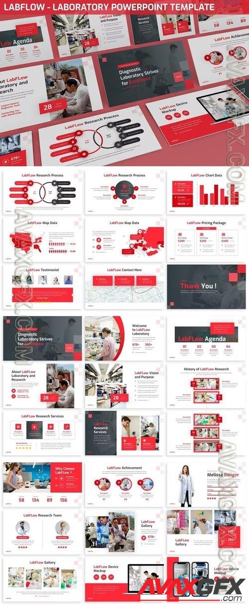 Labflow - Laboratory Powerpoint Template