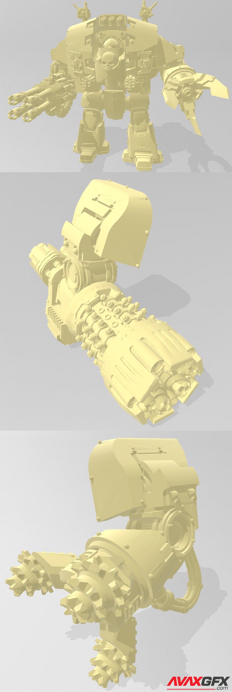 Leviathan Dreadnought - 3D Print Model