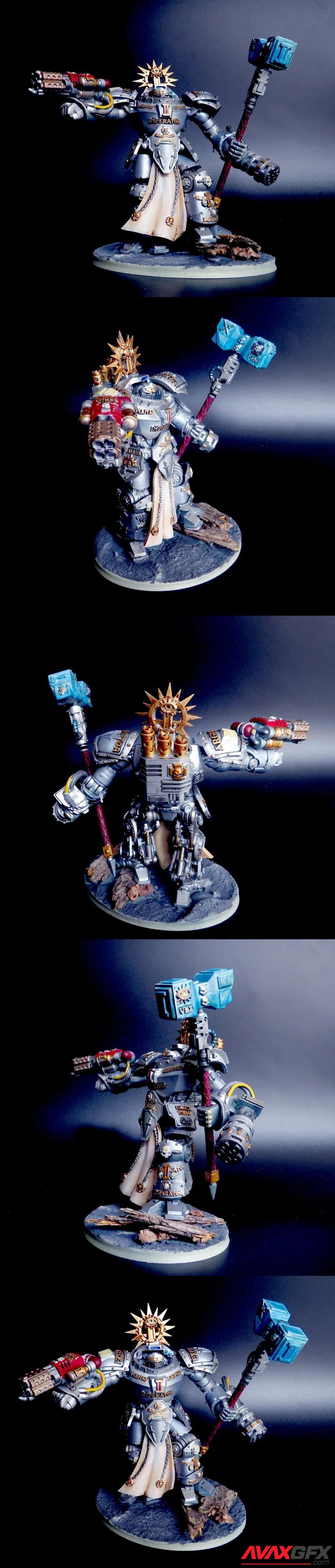 Silver Wardens Dread Walker Demon Slayer Knight - 3D Print Model