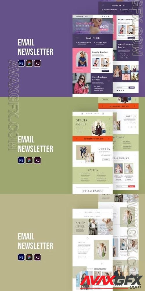 3 Fashion Email Newsletter