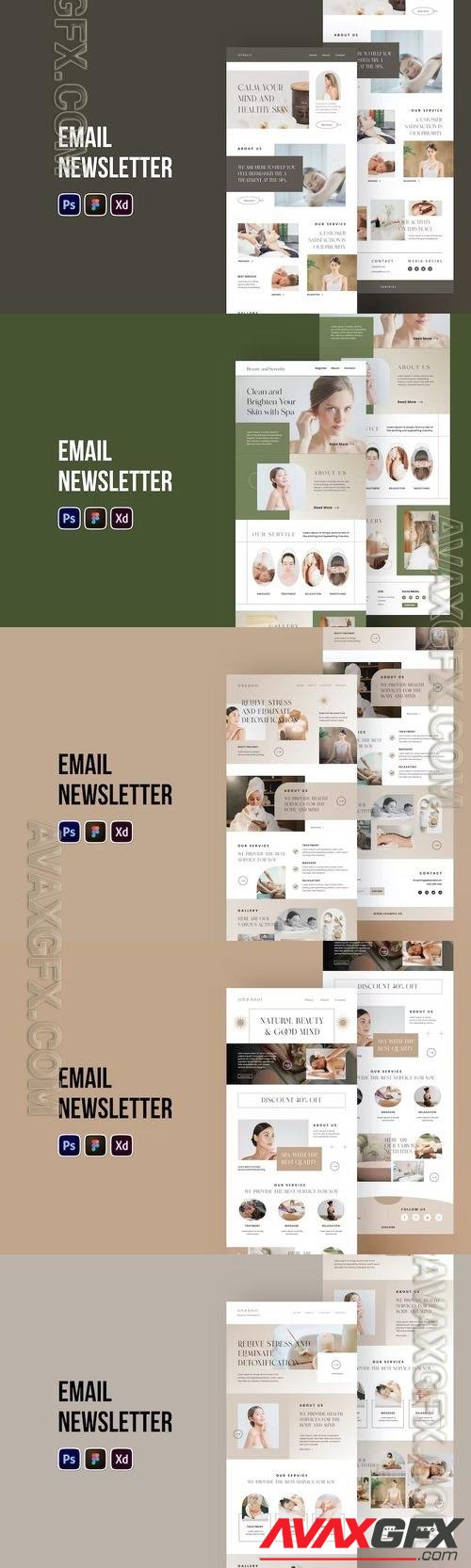 5 Spa Email Newsletter