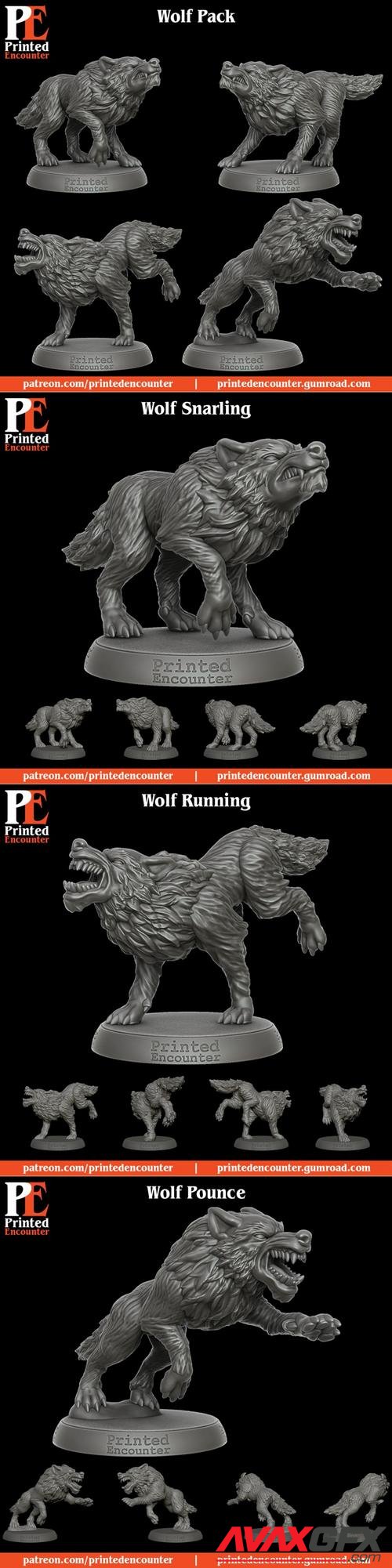 Wolf Pack – 3D Print