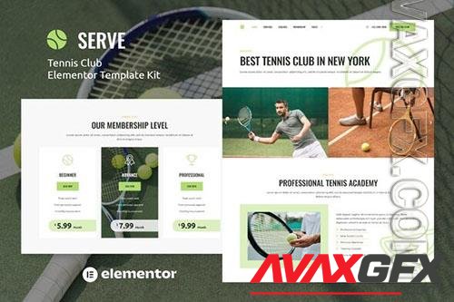 ThemeForest - Serve - Tennis School & Sport Club Elementor Template Kit - 39987974