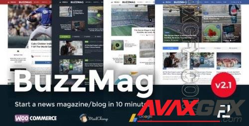 ThemeForest - BuzzMag v2.1 - Viral News WordPress Magazine Blog Theme - 19207752