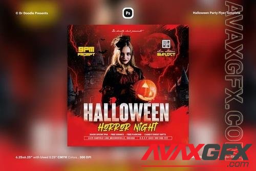 Halloween Party Flyer FRV6RZ7