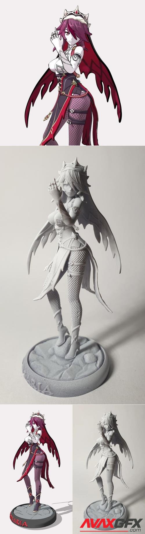 Genshin Impact - Rosaria – 3D Print