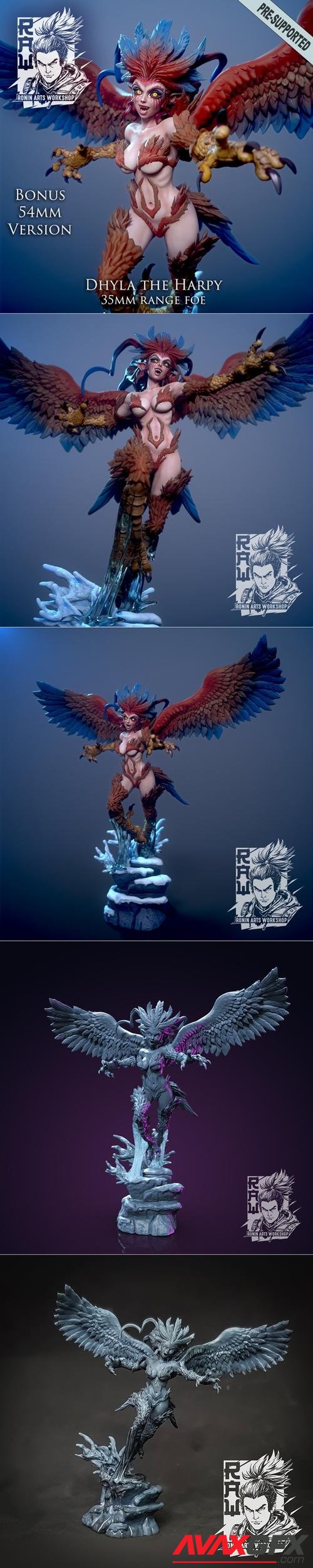 Dhyla The Harpy – 3D Print