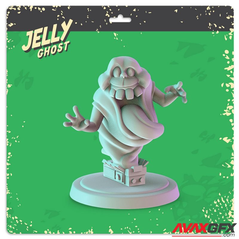 Pop Minis - Jelly Ghost - 3D Print Model