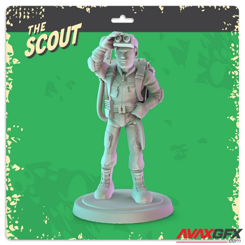 Pop Minis - The Scout - 3D Print Model