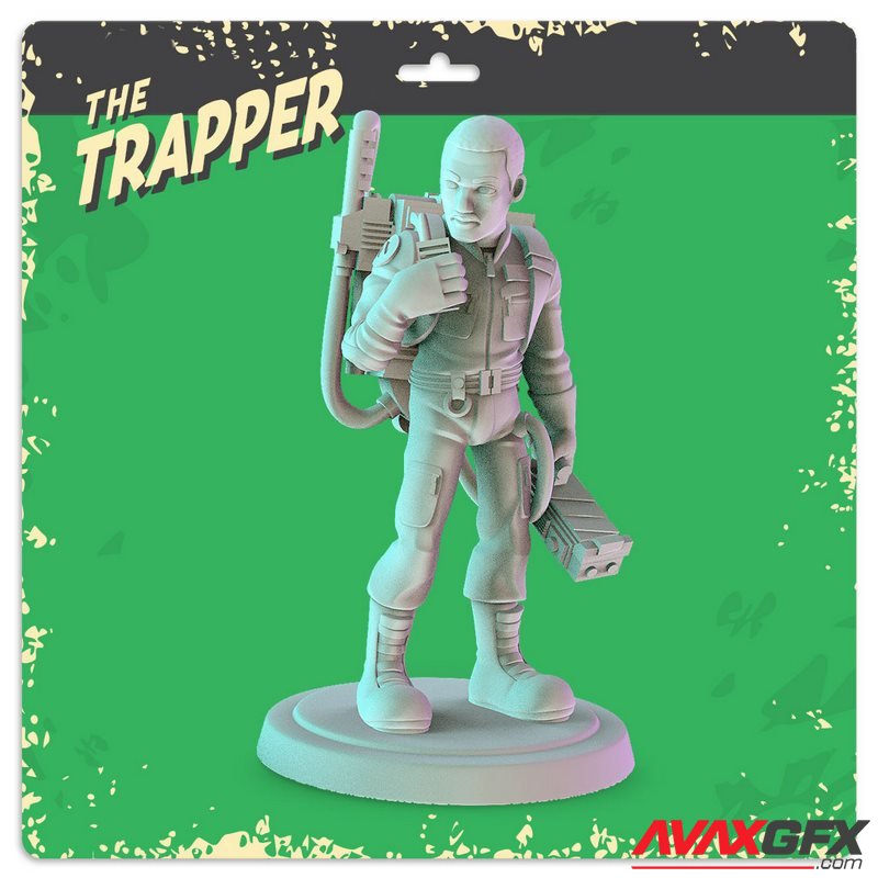 Pop Minis - The Trapper - 3D Print Model