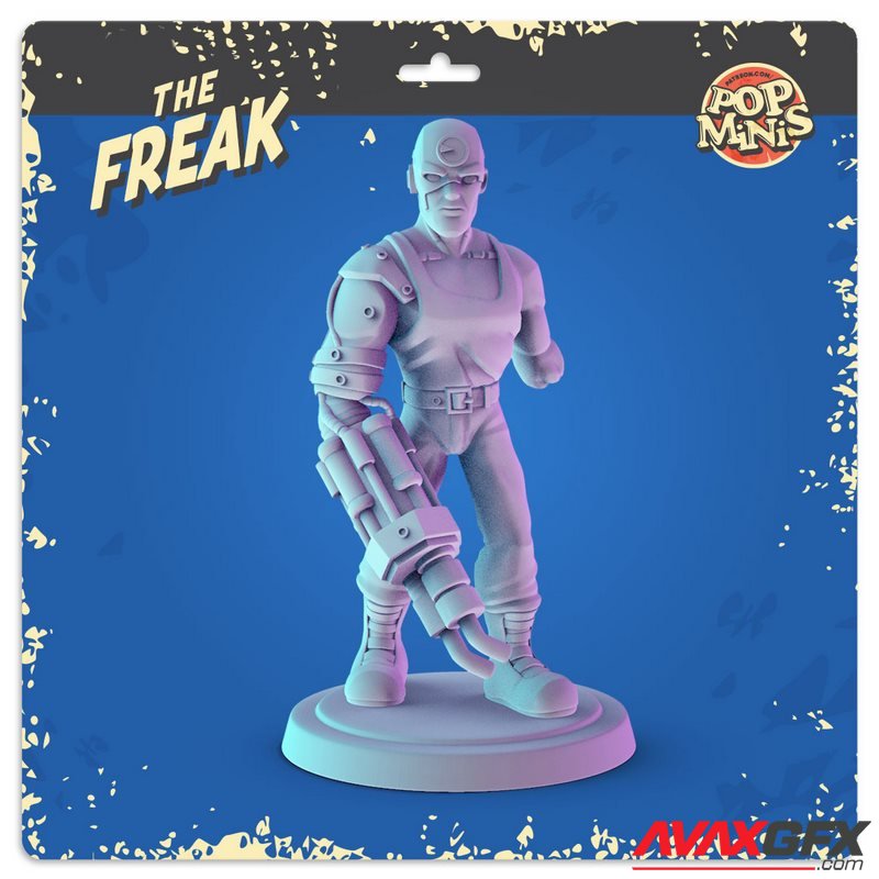 Pop Minis - The Freak - 3D Print Model