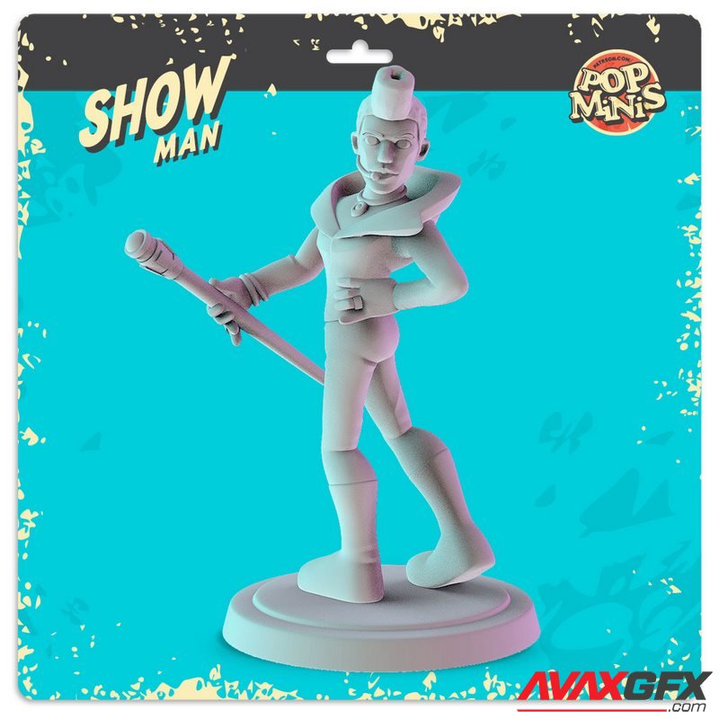 Pop Minis - Showman - 3D Print Model