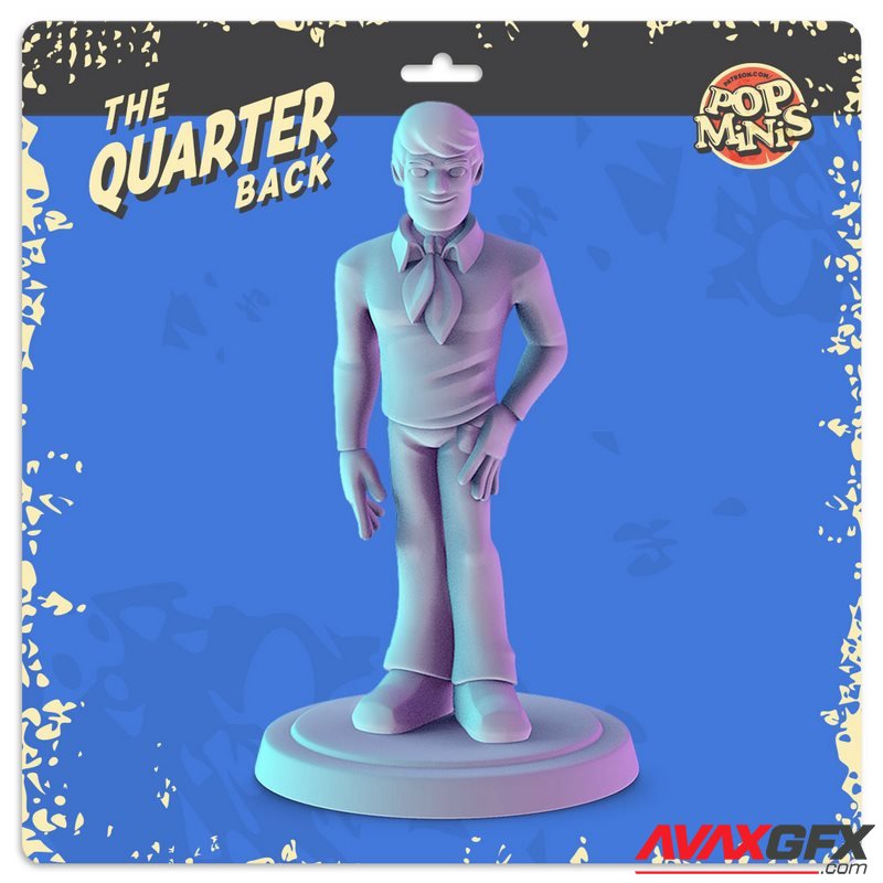 Pop Minis - The Quarterback - 3D Print Model