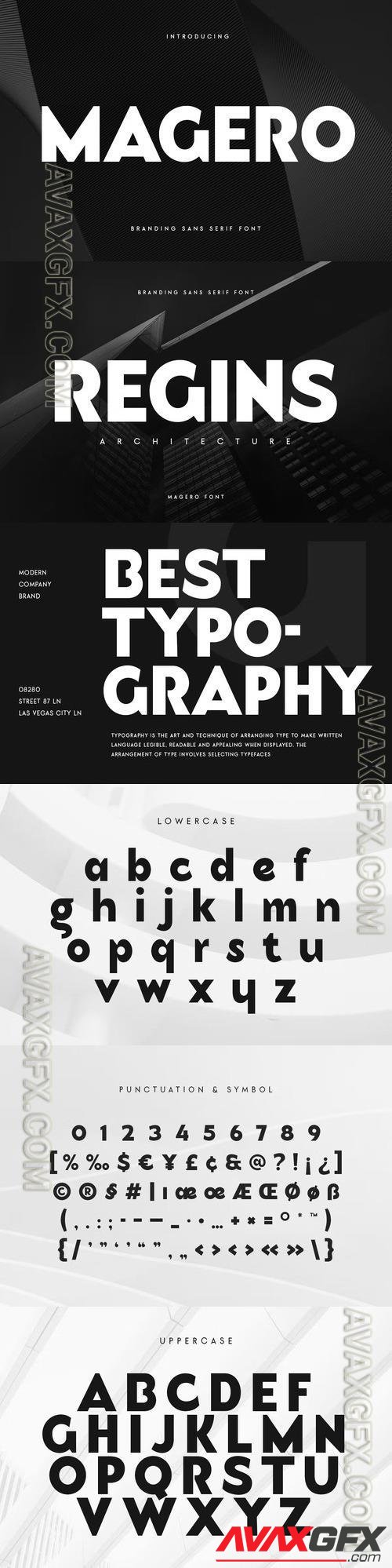 Magero - Branding Sans Serif Font KJS6QHR