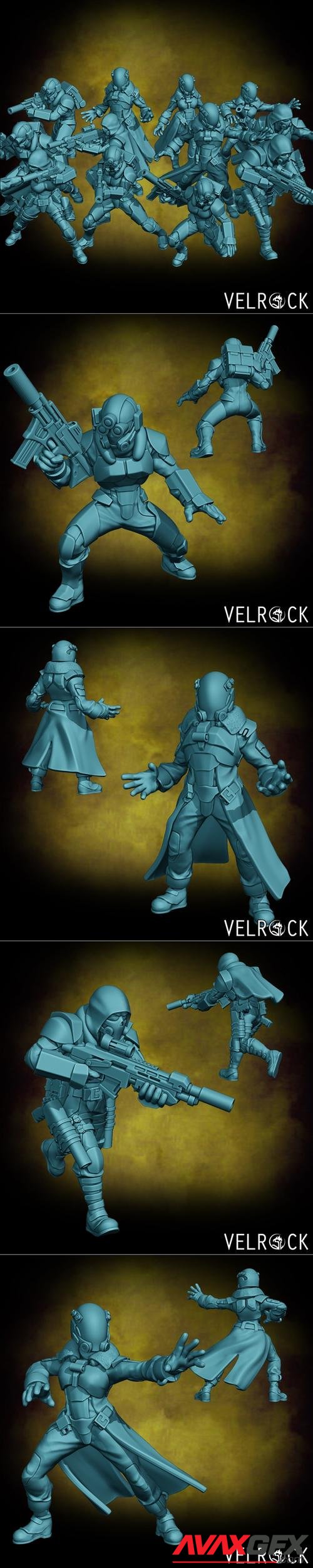 Velrock Art - Tempest Guardsmen Black Ops Unit – 3D Print