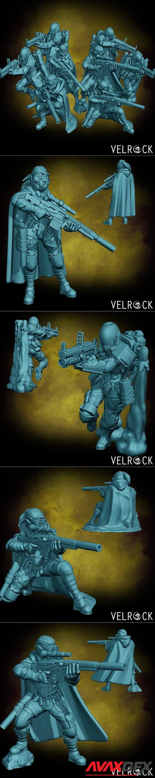 Velrock Art - Tempest Guardsmen Spec Ops Unit – 3D Print