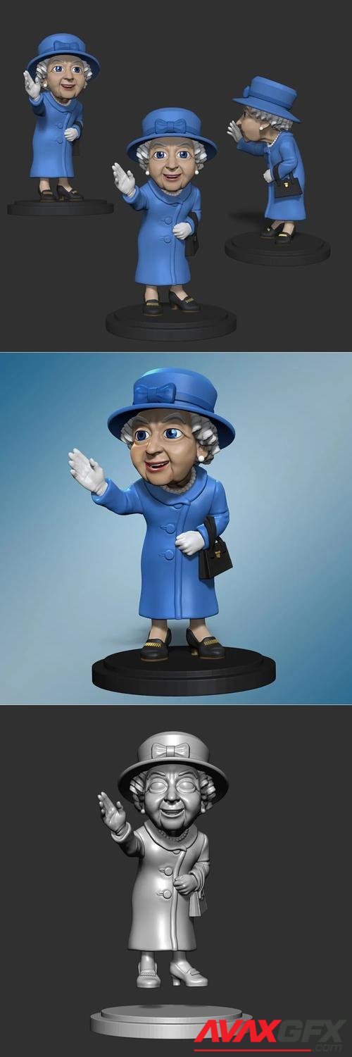Queen Elizabeth – 3D Print