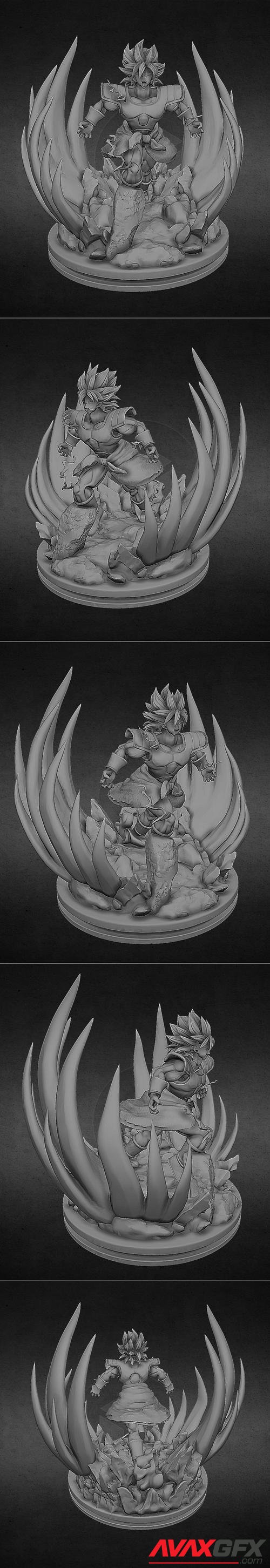 Broly Dragonball Super – 3D Print