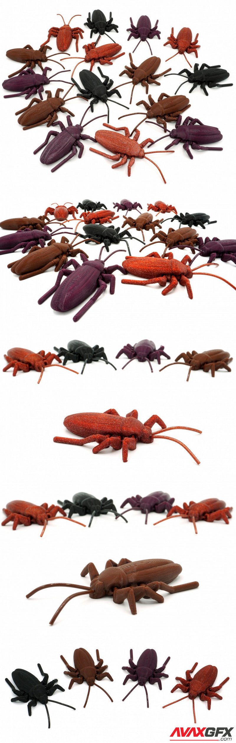 Articulated Roach - 3D Print Model