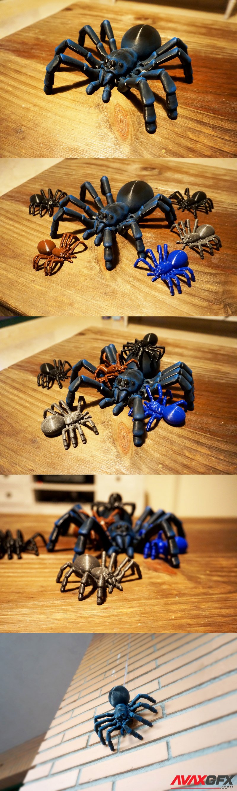 Articulated Tarantula - 3D Print Model