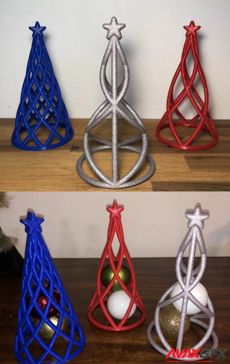 Christmas Tree Ornaments - 3D Print Model
