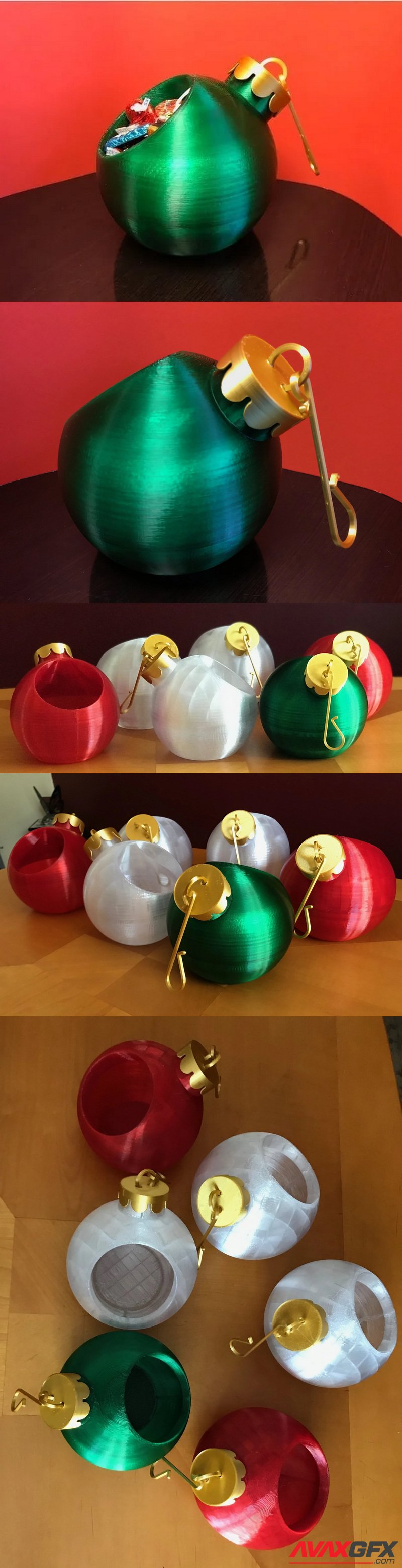 Christmas Ornament Candy Dish - 3D Print Model