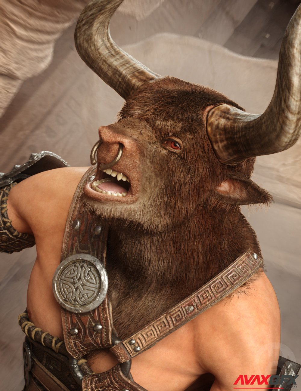 Classical Minotaur for Genesis 8.1 Male