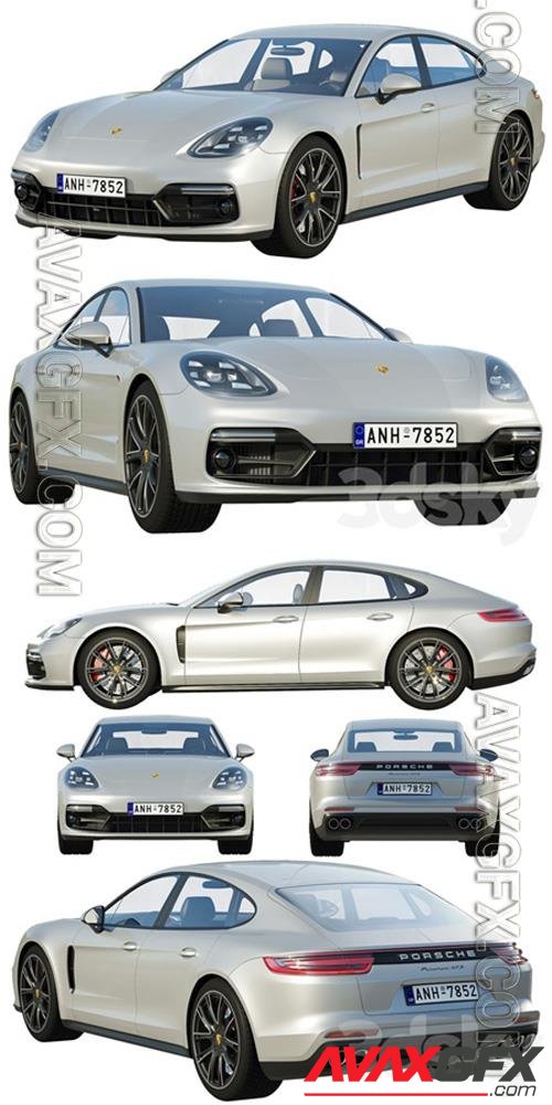 Porsche Panamera GTS 2019 3D Model