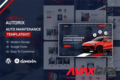 ThemeForest - Autorix - Auto Maintenance Elementor Template Kit - 