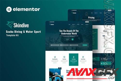 ThemeForest - Skindive - Scuba Diving & Water Sport Elementor Template Kit - 39843226