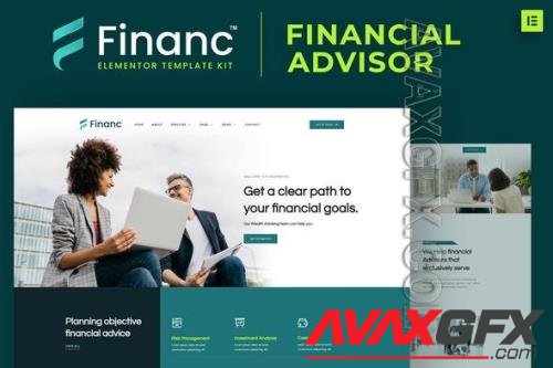 ThemeForest - Financ - Financial Advisor Elementor Template Kit - 40036649