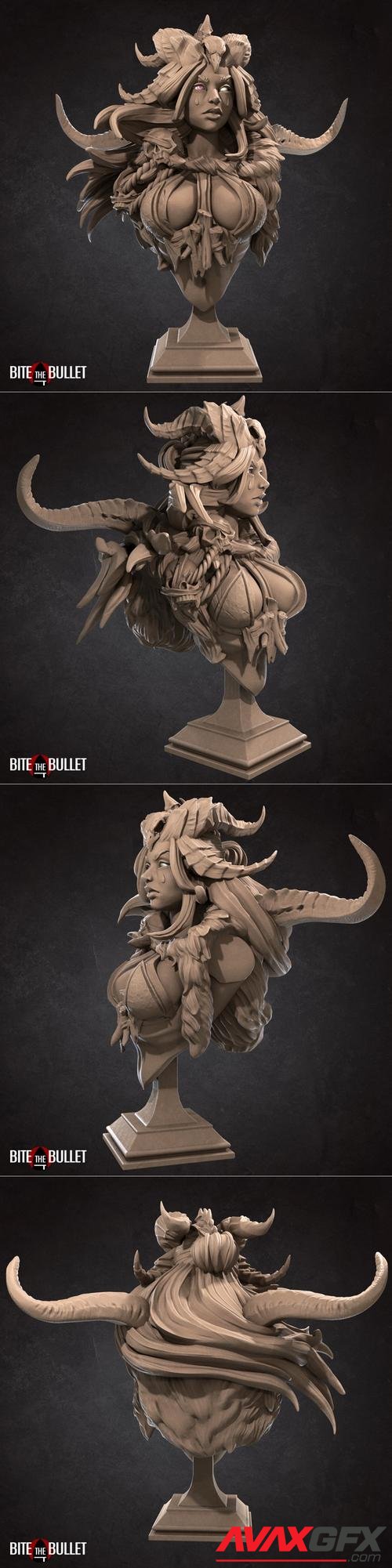 Circe Bust - Bite The Bullet – 3D Print