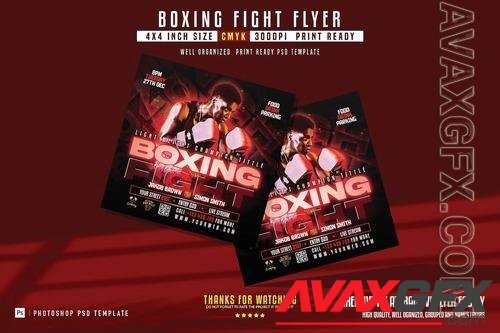 Boxing Fight Flyer F49AMCD