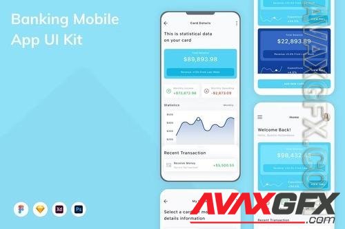 Banking Mobile App UI Kit AZASDF2