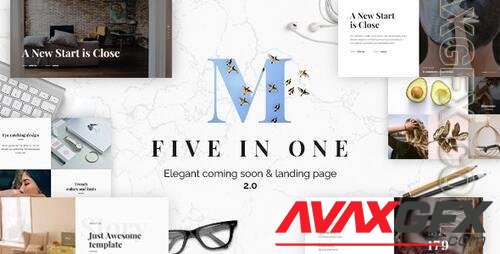 Mixio - Five in One Coming Soon and Landing Page Template 22173820