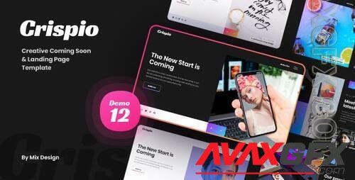 Crispio - Coming Soon and Landing Page Template 23677609