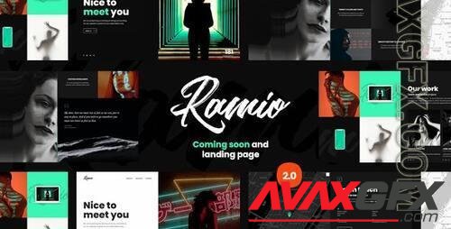 Ramio - Clean Coming Soon and Landing Page Template 21711113