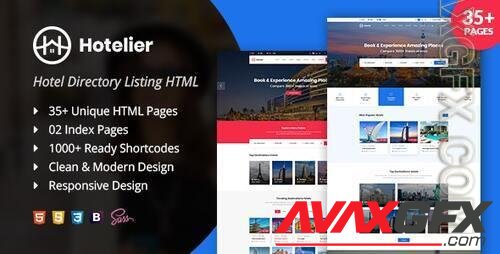 Hotelier directory listing HTML template 35044896