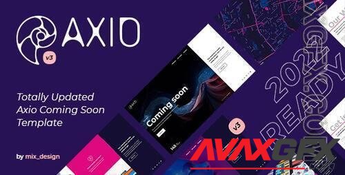 Axio - Coming Soon HTML Template 19731749