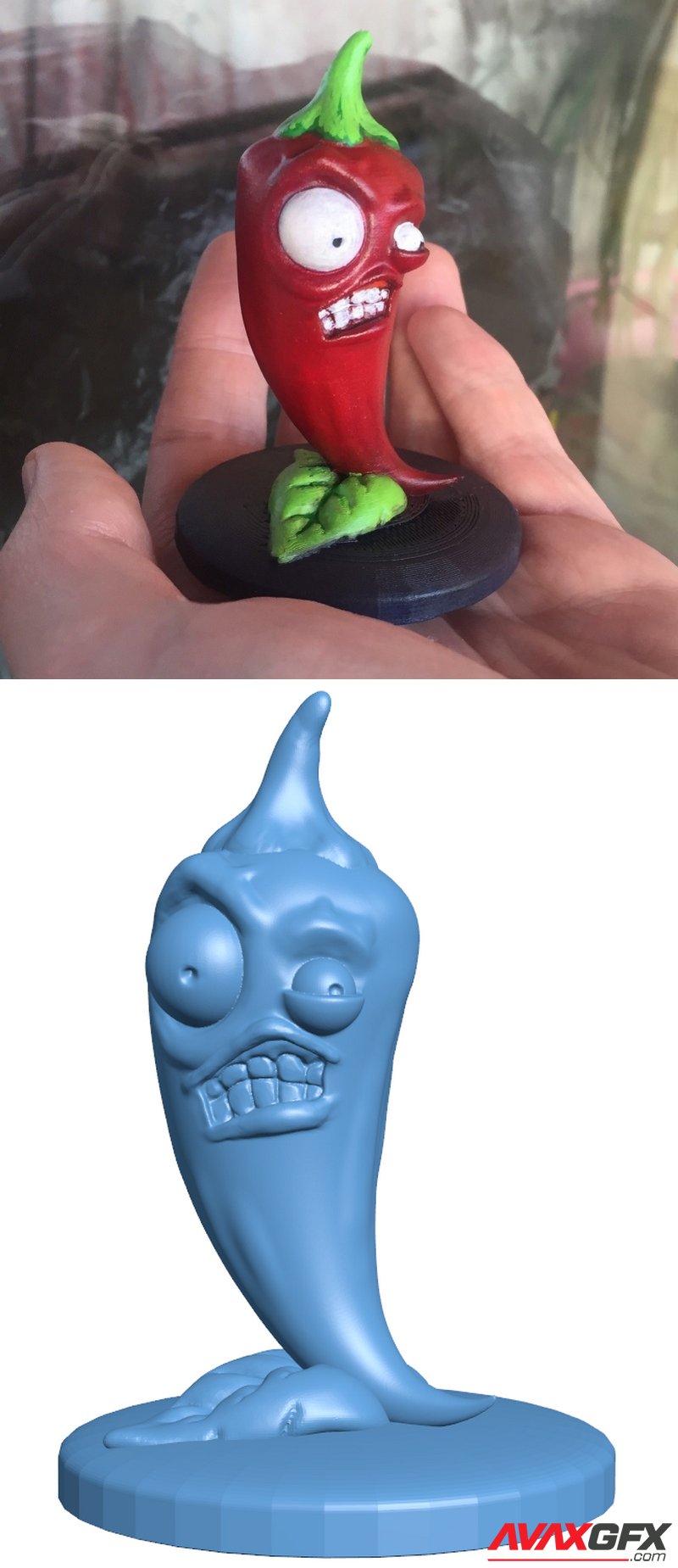 Plants VS Zombies - Jalapeno - 3D Print Model