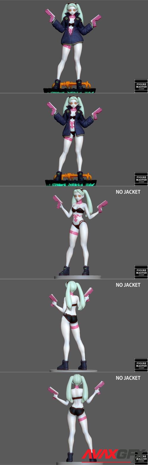 Rebecca Cyberpunk Edgerunners 2077 Anime Girl Character – 3D Print